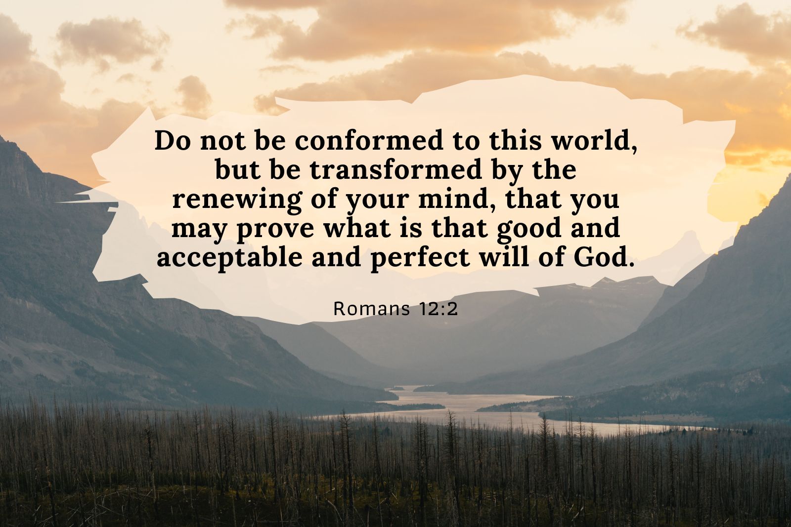 Be transformed by the renewing of your mind - Romans 12:2 Men’s Breakfast teaching