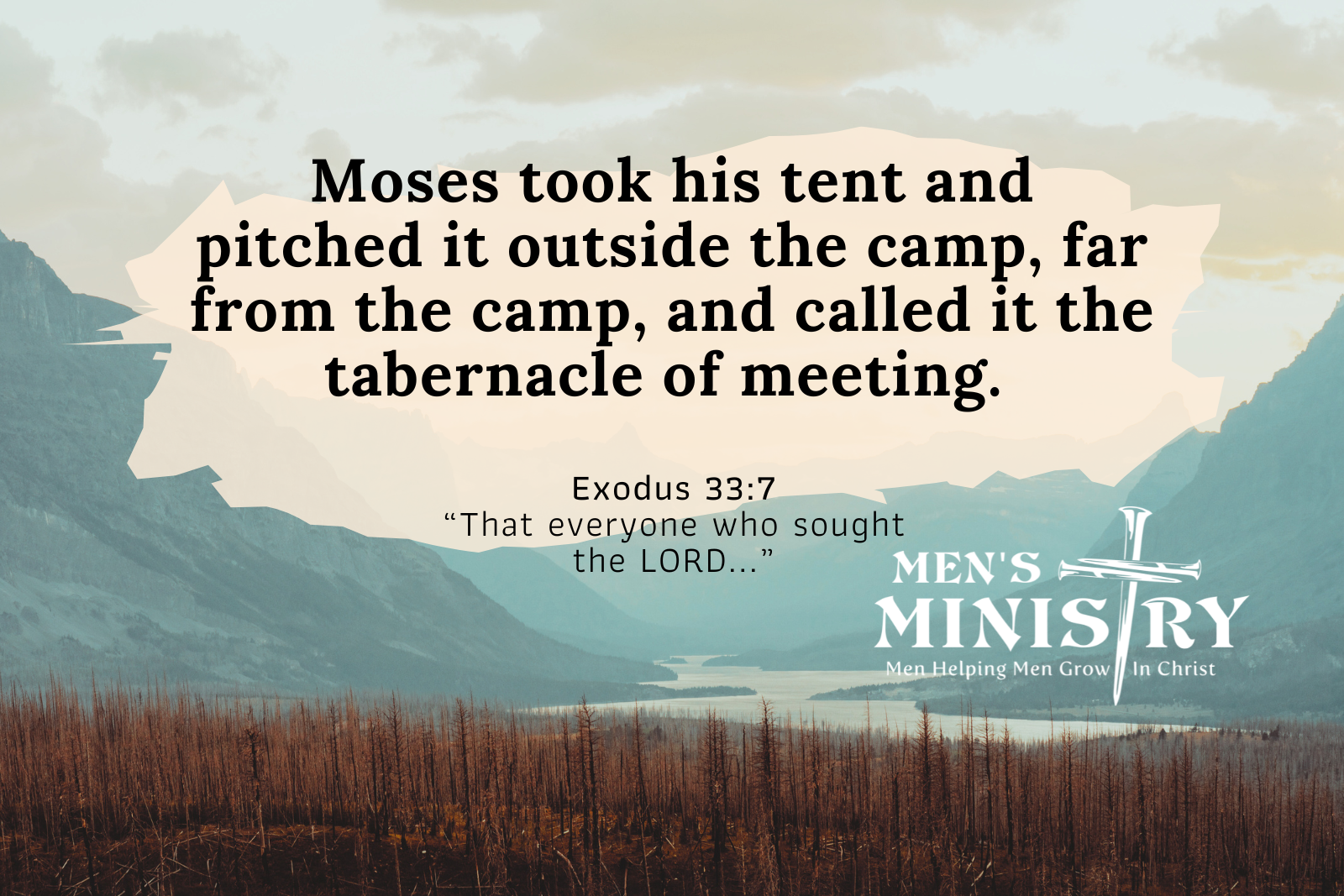 Draw Near to God: Exodus 33 Men's Bible Study